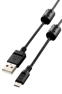 �G���R�� USB�P�[�u�� �ymicroB�z USB2.0 (USB A �I�X to microB �I�X) �f�W�J���p �t�F���C�g�R�A 1.5m DGW-AMBF15BK