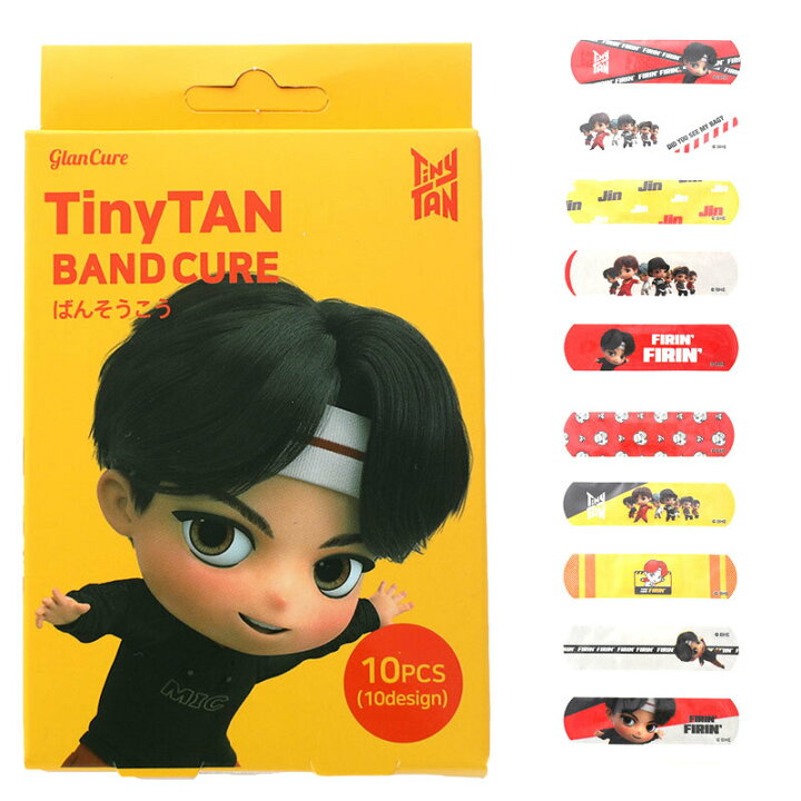 楽天市場】BTS 公式グッズ jin ジン TinyTAN 絆創膏 バンタン 