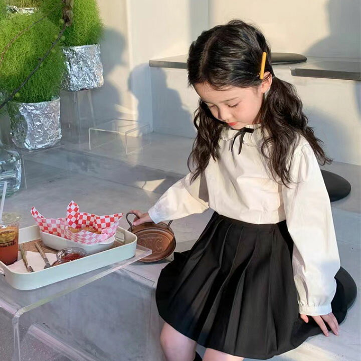 楽天市場】ワンピース スカート 制服 卒業式 子供 女の子 ブラウス 