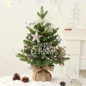 クリスマスツリー 卓上 50cm 北欧 小型 ミニツリー クリスマス飾り オーナメント おしゃれ キラキラ 雰囲気満々 暖かい 簡単な組立品 飾り 部屋 商店 おもちゃ プレゼント 送料無料 PVC