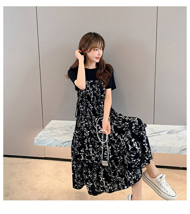 楽天市場】夏服 レディース ワンピース 半袖 カジュアル 夏 春 tシャツ 