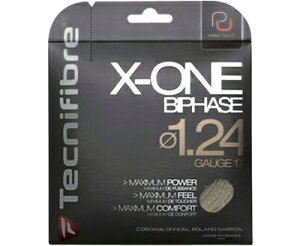 X-ONE バイフェイズ ( X-ONE BIPHASE )[ 118 / 124 / 130 ]【 テクニファイバー / Tecnifibre 】【 ラケット 購入者用 ガット 】