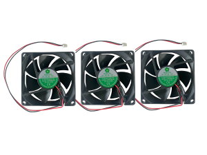 �� 3�Z�b�g ����R����DC FAN 12V�p�� ��p�t�@�� ���^�ԁFHD8020B12M