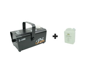 ミニスモークマシーン Z400フォグマシン/スモークマシーン用リキッド 1リットルのセット