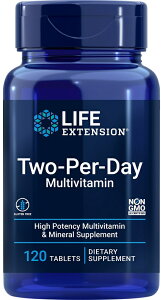 ���C�t�G�N�X�e���V���� �c�[�p�[�f�C 120 �^�u���b�g - Life Extension two Per Day Tablets�@�C�O�ʔ�