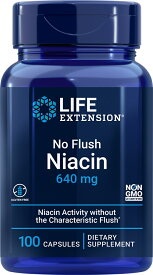 ノー フラッシュ ナイアシン 640 mg 100カプセル - No Flush Niacin 640 mg 100 caps -　海外通販