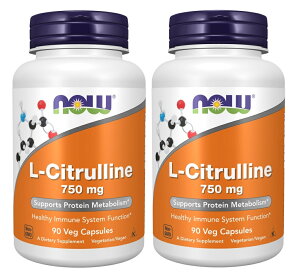 2�{�Z�b�g�@�i�E�X L-�V�g������ 750mg 90�� ( NOW FOODS L-Citrulline 750 mg 90 vege caps�@�C�O�ʔ�