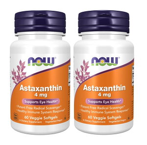 2{Zbg@iEt[Y AX^LT` 4mg 60xW[\tgWF NOW Foods Astaxanthin 4mg 60veggie softgels