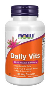 �i�E�t�[�Y �f�C���[�r�b�c 120�x�W�J�v�Z�� - NOW Foods Daily Vits 120 Veg Capsules