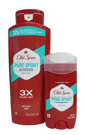 （1本 : 85g）男性用 オールドスパイス ハイエンデュランス ピュアスポーツ デオドラント + (1本 : 709 ml)　ボディーウォッシュ