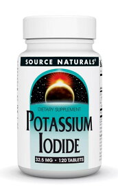 ソースナチュラルズ ヨウ化カリウム 32.5 mg、120錠 - Source Naturals Potassium 32.5 mg, 120 tabs