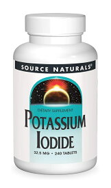 ソースナチュラルズ ヨウ化カリウム 32.5 mg、240錠 - Source Naturals Potassium 32.5 mg, 240 tabs