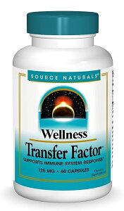 Source Naturals Wellness Transfer Factor 125mg 60caps - \[Xi`Y EGlX gXt@[ t@N^[ 125mg 60JvZ
