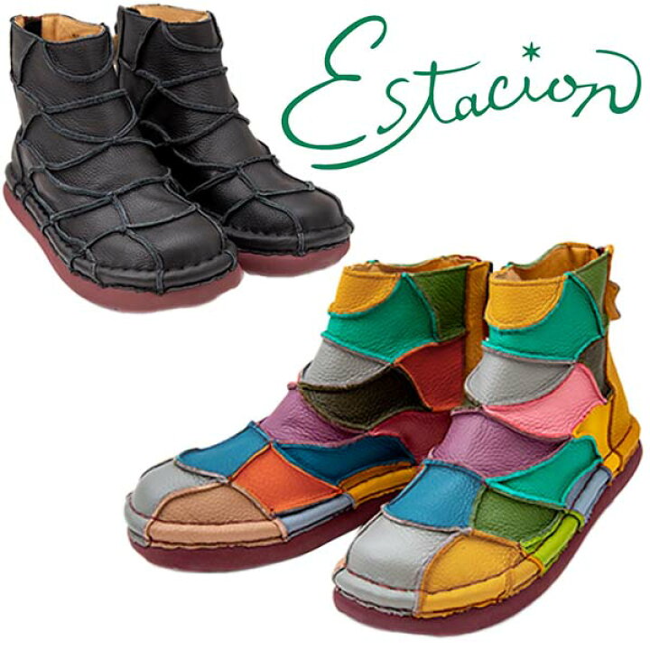 楽天市場】estacion エスタシオン TGE466 レディース ショートブーツ 