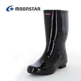 MOONSTAR ムーンスター メンズ作業用長靴 ベスターL30 ワーク 雨の日 梅雨対策 一般作業 滑りにくい エナメルコーティング 雨靴 長靴 男性用 ブラック 黒 /ST