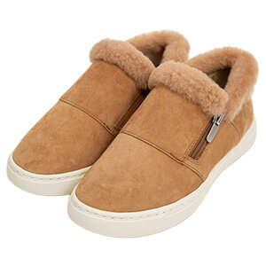 CarissimoAlte カリシモアルテ FIE100 レディース シューズ 本革 スエード 本ムートン 軽量 ファスナー あたたかい ストローベル製法 ブラック ライトグレー キャメル /SM/MR