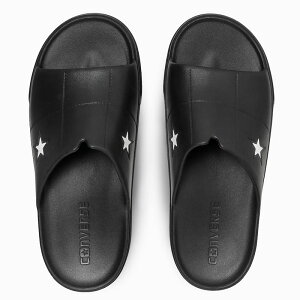 CONVERSE �R���o�[�X ONE STAR SLIDESANDAL �����X�^�[ �X���C�h�T���_�� �����Y ���f�B�[�X ��� �y�� �|�b�v �N���V�b�N �V�ѐS�̂��郂�f�� �O���[ �u���b�N /HS/ST