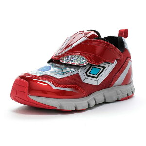 MOONSTAR ムーンスター UT 157 ウルトラマン オメガ キッズスニーカー 男の子 一本バンドタイプ マジックテープ Ag+抗菌防臭 運動会 通学 プレゼント レッド /SB/ST