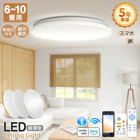 レビューで10%OFFクーポン★【5年保証】電気照明 led シーリングライト 8畳 おしゃれ 音声操作 Amazon Alexa Echo 北欧 6畳 7.5畳 10畳豆電球 照明器具 天井 led ライト 節電 ダイニング リビング led照明 調光調色 常夜灯 ナイトライト 和室 和風 タイマー 子供部屋