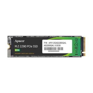 Apacer AyCT[ SSD 512GB M.2 PCIe Gen4 x 4 NVMe őǍx 3600MB/s ő发x 3000MB/s AS2280Q4L AP512GAS2280Q4L-1