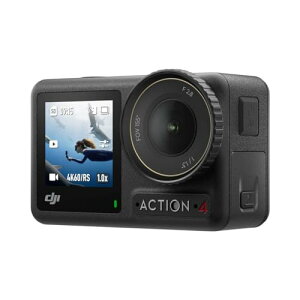 DJI ANVJ Osmo Action 4 X^_[hR{ 4K/120fpsΉ hANVJ 1/1.3C`ZT[ ̒Ɠx\ 10-bit & D-Log M J[ptH[}X ԋ쓮1