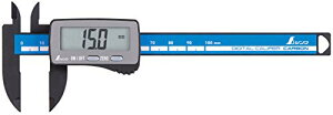 シンワ測定(Shinwa Sokutei) デジタルノギス カーボンファイバー大文字 100mm 19989