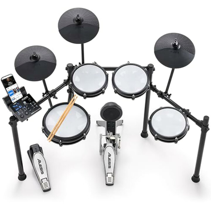 楽天市場】Alesis 電子ドラム セット 静音メッシュパッド 折りたたみ式  