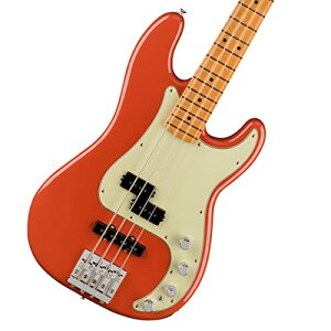 Fender tF_[ LVRGLx[X Player Plus Precision Bass, Maple Fingerboard, Fiesta Red \tgP[Xt