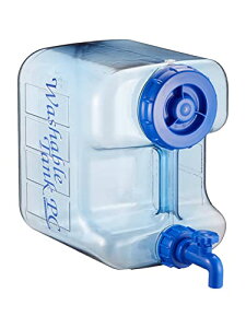 岩谷マテリアル(Iwatani Materials) ウォッシャブルタンク ポリカ 12L 蛇口式コック付 半透明(ナチュラル)