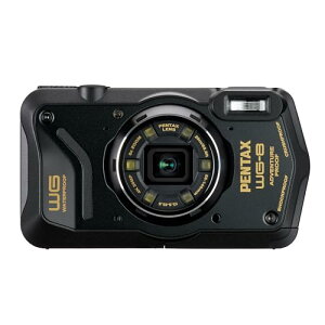 ペンタックス PENTAX WG-8 ブラック 本格アウトドアカメラ 本格20m 防水 2000万画素 広角28mm 光学5倍ズーム 6灯の多機能リングライト搭載 工事・現場で活躍 / 「CALSモード」搭載 Webカメラ機能搭載