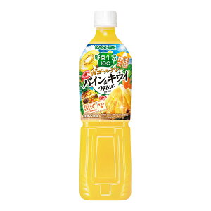 カゴメ 野菜生活100 Wゴールデン パイン&キウイミックス 720ml×15本 季節品ペットボトル