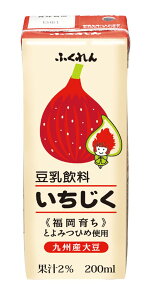 ふくれん 豆乳飲料いちじく 200ml ×24本