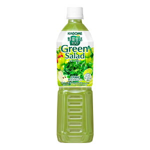 カゴメ 野菜生活100 グリーンサラダ 720mlペットボトル×15本(砂糖不使用 食物繊維 鉄分 カルシウム)