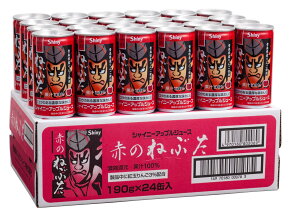 青森県りんごジュース シャイニー 赤のねぶた 190g×24缶