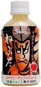 青森県りんごジュース シャイニー ねぶた 280ml×24本