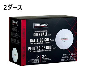 【2ダース】カークランド ゴルフボール V3 ホワイト　24個 パフォーマンスプラス コストコ ハイパフォーマンス ソフト スピン ウレタンカバー 強弾道 ディスタンス スリーピース ゴルフ ゴルフ用品 まとめ買い シグネチャード USGA R&A 24球