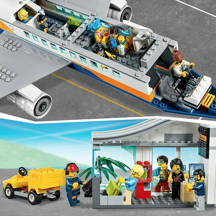 楽天市場 レゴ シティ パッセンジャー エアプレイン 6才以上 Lego City ブロック 飛行機 ジェット機 航空機 おもちゃ 知育玩具 レゴブロック 男の子 はたらくのりもの 働く車 ターミナル トラック組み立てセット 車 乗り物 航空機 Shopアベイル