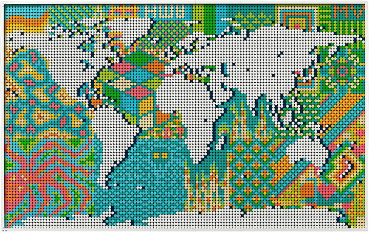楽天市場】LEGO レゴ アート ワールドマップ 31203 18歳以上 ブロック 