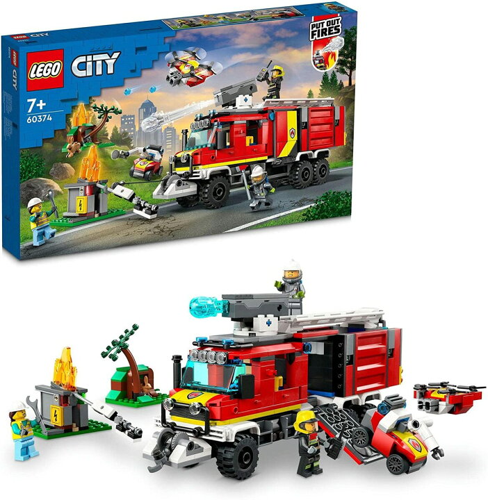 楽天市場】レゴ シティ 消防指令トラック 60374 7才以上 LEGO CITY 
