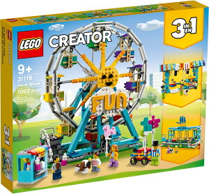 LEGO S NGC^[ ϗ 31119 9ˁ`@LEGO CREATOR Vn 蕨 3in1 ̂ Sh S[J[g oCLO mߋ  zr[ j̎q ̎q SubN ACfA Q[ v
