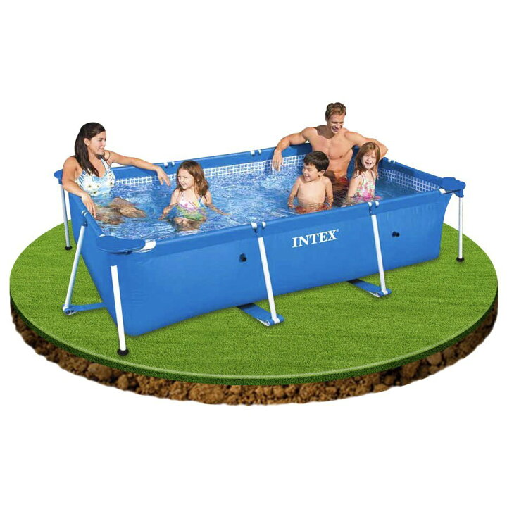 楽天市場】【プールカバー付き】INTEX フレームプール 3m×2m  