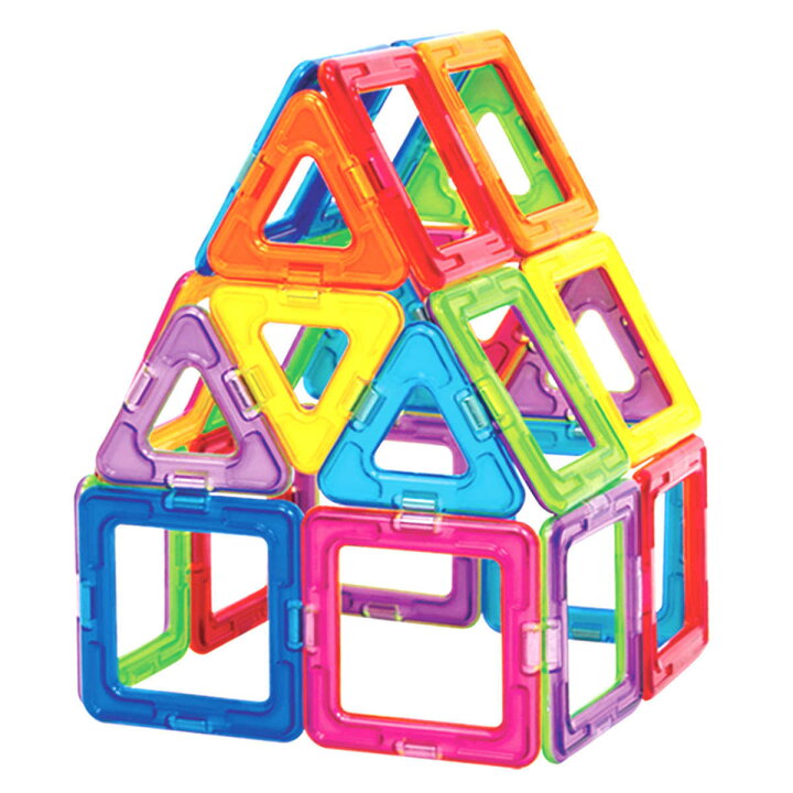 ボーネルンド マグフォーマー ベーシック 43ピースセット 3才〜 知育玩具 子供 おもちゃ ブロック パズル 想像力 認知症 空間認識  図形 立体 数学 Shopアベイル