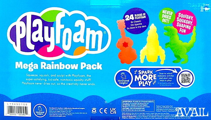 Playfoam Mega Rainbow Pack