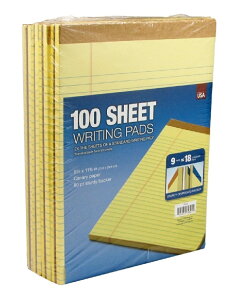 �C�G���[ ���[�K���p�b�h ���^�[�T�C�Y 100��×9�� 216×298mm�@���|�[�g�p�b�h ���|�[�g�p�� �m�[�g ���r �A�����J�� ���� 100�V�[�g �~�V���ړ��� �r�W�l�X �e�����[�N ������ �����p��