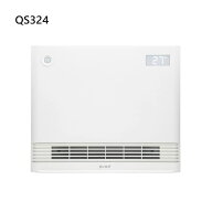 QUADS セラミックヒーター アイボリー ワイドエナヒート QS324IV　人感センサー 室温センサー スリム 薄…