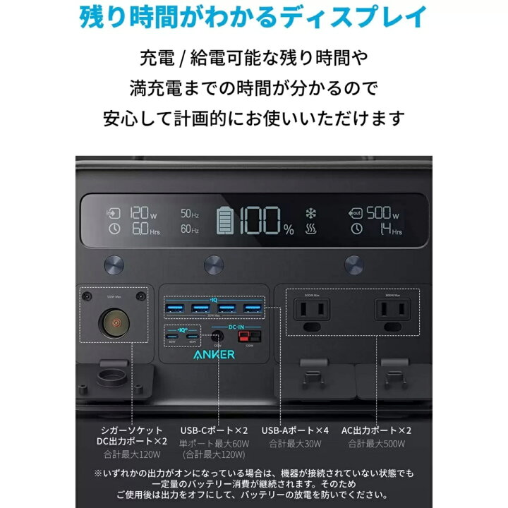 楽天市場】Anker PowerHouse II 800 ポータブル電源 216,000mAh/778Wh 