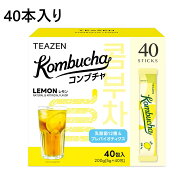 TEAZEN コンブチャ レモン 40包　ティーゼン コンブ茶 こんぶ茶 こんぶちゃ 韓国 酵素 酵素ドリンク 発酵…