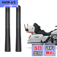 【送料無料】BINGFU ラジオアンテナ バイク用アンテナ 交換用 マストバイク用 汎用品 2本セット ハーレー…