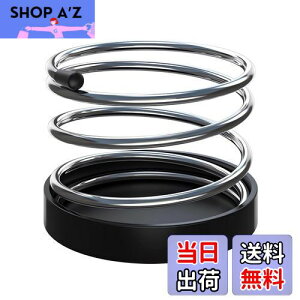 【送料無料】VORCOOL ドリンクホルダー 車用 置き型コップホルダー バネデザイン ステンレス 車内収納 コイルドリンク テープ粘着 スマホ 小物入れ 黒色