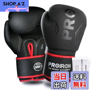 �y���������zPROIRON �{�N�V���O�O���[�u 12oz �{�N�V���O�p�O���[�u �p���`���O�O���[�u ���� �ϋv�������� ���K boxing gloves �����e�i���X�o�b�O�t�� 1�N�Ԃ̕ۏ�